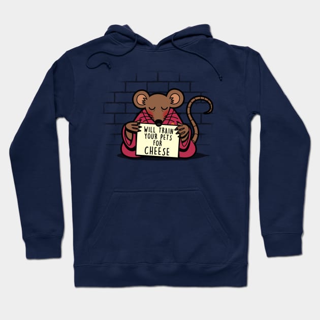 Funny Rat Master Beggar 80's Cartoon Hoodie by BoggsNicolas